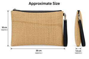 Canvas Casual Practical Hanging Recyclable <b>Large</b> Reusable Cosmetic <b>Bag</b> Zipper Pouch Foldable Storage Case Travel <b>Toiletries</b> - Product Image 2