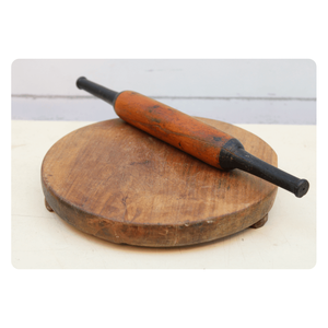 Top Sale Round Wooden Chakla Belan Eco-Friendly <b>Rolling</b> <b>Pin</b> and Board with Custom Size and High Quality for Kitchen Use - Product Image 5