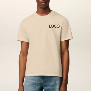 Vêtements d'été abordables de haute qualité avec logo personnalisable / T-shirt homme uni pas cher pour les acheteurs en gros - Product Image 1