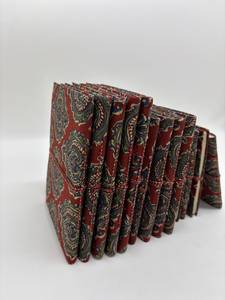 Fabric Cover Handmade Printed Paper <b>Journals</b> Eco Friendly <b>Writing</b> Notebook Thread Sewing Bound 80 Sheets Vintage Diary Gift OEM - Product Image 5