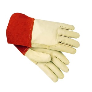 Gants de soudure en cuir faits à la main de haute qualité, résistants à la chaleur, pour usage extérieur et domestique (vente en gros) - Product Image 3
