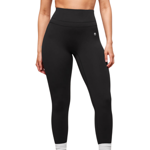 Leggings de course taille haute pour femmes avec poches latérales, noirs, extensibles, pour la gym, le yoga, l'entraînement, le fitness, les vêtements de sport, confortables - Product Image 1