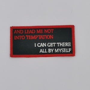 Patch brodé avec logo personnalisé |   Étiquette de marque tactique Merrow Border pour équipement de plein air |   Prix de gros d'usine - Product Image 3