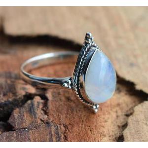Bague unisexe vintage en argent sterling 925 avec jade vert serti clos, pour usage quotidien, style chrétien tendance - Product Image 5