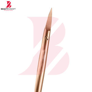 Ciseaux à cuticules de qualité supérieure, couleur or rose, en acier inoxydable, directement de l'usine. - Product Image 5