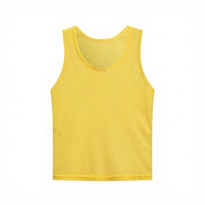 Maillots d'entraînement sportifs imprimés pour le basketball, le netball, le football, vêtements de sécurité pour hommes adultes, manches courtes, 100% polyester - Product Image 1