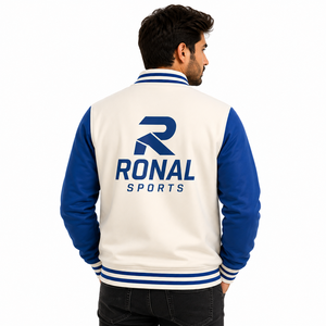 Best Quality Men'<b>s</b> Baseball <b>Jackets</b> With Leather Sleeves Wholesale Long Sleeve Leather Windproof Quilted Men Varsity <b>Jacket</b> - Product Image 4