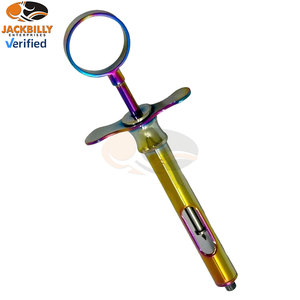 Seringue dentaire Jackbilly de haute qualité 1,8 CC, manuelle, type CW, auto-aspirante, pour injection d'anesthésie, finition arc-en-ciel, en acier inoxydable - Product Image 5