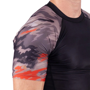 เสื้อรัดกล้ามเนื้อ MMA สำหรับออกกำลังกาย เป็นมิตรกับสิ่งแวดล้อม แห้งเร็ว แขนยาว ผู้ชาย โพลีเอสเตอร์ คุณภาพสูง รุ่นใหม่ล่าสุด รับสั่งทำ - Product Image 5