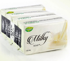 Jabón humectante en barra Jabón natural de leche Jabón de limpieza suave para uso diario de alta calidad al por mayor - Product Image 2