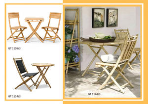 Nouveau design diviseurs d'écran en bambou classique matériau naturel meubles d'extérieur décor de jardin salle à manger plage PP chaise d'extérieur - Product Image 2