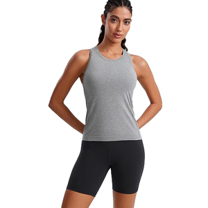 <b>women</b> sleeveless gym workout fitness cotton spandex breathable stretch <b>vest</b> tank <b>top</b> - Product Image 1