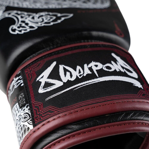 Gants de boxe Muay Thai en cuir PU, style tendance, légers, imperméables, avec sangle de poignet réglable, service OEM personnalisé - Product Image 5
