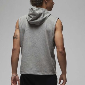 Sudadera sin mangas con capucha para hombre, color gris, corte regular, estilo deportivo, tipo chaleco. - Product Image 2