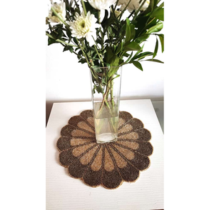 <b>Beaded</b> <b>placemats</b> blue grey <b>beaded</b> pads table decoration modern star shaped <b>beaded</b> <b>placemats</b> at low price - Product Image 5