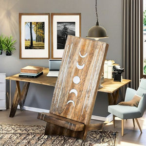 Support de téléphone portable magnétique en bois naturel de luxe portable pour bureau et usage polyvalent, compatible avec tous les téléphones portables, antidérapant - Product Image 2