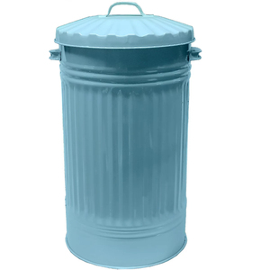 Poubelle Artisanale Jaune avec Couvercle, Style Unique, en Métal, pour Recyclage, Poubelle Intérieure en Plastique pour Déchets, Revêtement Jaune - Product Image 3