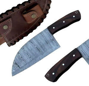 Cuchillo de Cocina LEGACY BLADES, Forjado a Mano en Acero de Damasco, Ambidiestro, Mango de Madera, Resistente, Apto para Lavavajillas - Product Image 1