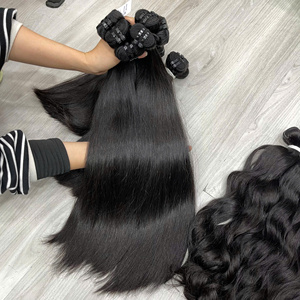 ราคาขายส่ง ผมเวียดนามแท้แบบตรงธรรมชาติ ไม่ผ่านการแปรรูป ไม่มีสารเคมี แบบ Double Drawn  มีสินค้าในสต็อกจำนวนมาก - Product Image 2