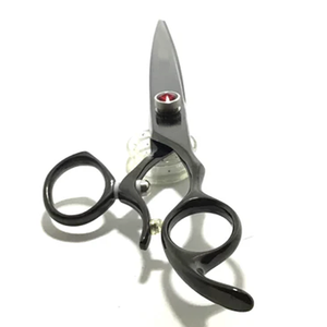 Multifunctional OEM Professional High Quality 8-Inch Stainless Steel Black Modern Pet Grooming <b>Scissors</b> Straight Shears - Product Image 1