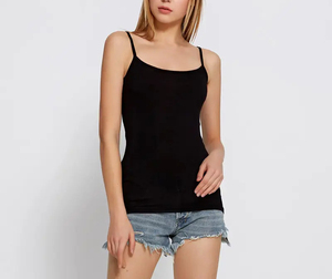 Women Knitted 100% Cotton Solid Color Halter Neck Crop Tank <b>Top</b> Casual Style Green Ribbons - Product Image 1