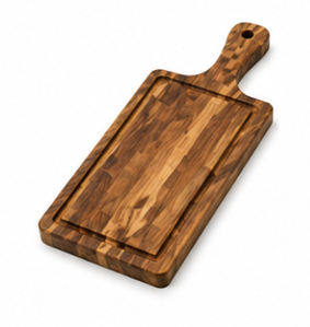 Ha Le Timeless Kitchenware Portable Rectangular Wooden Tray Classic Style Commercial Household Living Room Tea Cup BBQ <b>Breakfast</b> - Product Image 3