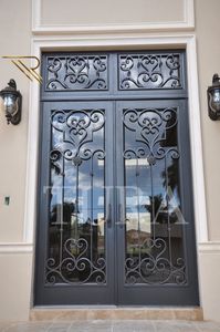Encuentre la Puerta de Hierro Forjado Personalizada Más Exquisita para una Entrada Moderna y Elegante: Puertas de Hierro Premium Seguras, Diseñadas a la Perfección - Product Image 2