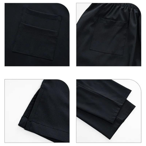 V Neck Medical Scrubs Set Multi Pocket Nurse Uniform <b>Top</b> and Pants for Women Hospital Workwear Multiple Colors - Product Image 4