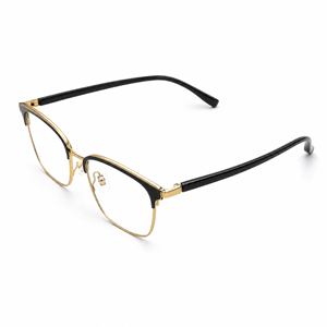 Montures de lunettes photochromiques UV420 carrées semi-cerclées en plastique léger, tendance, prêtes pour la prescription, approvisionnement B2B - Product Image 4