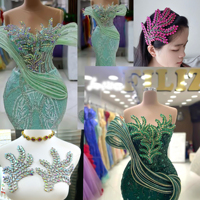 Nouveaux motifs floraux 3D faits main DIY, appliques de strass transparents personnalisées, strass en vrac, cristaux, feuilles, patchs en forme florale