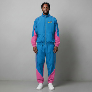 High Quality Men's Color Windbreaker <b>Tracksuit</b> Full Zipper Sporty Jacket With Side Pockets Breathable <b>Polyester</b> Spring Wear - Product Image 4