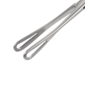 Pince de maintien en éponge Rampley 24.5cm avec mâchoires dentelées Atraumatic pince d'instruments chirurgicaux Standard AISI en acier inoxydable - Product Image 2