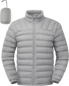 Chaqueta de plumón para hombre, plegable, ligera, impermeable, para invierno, para actividades al aire libre. - Product Image 4