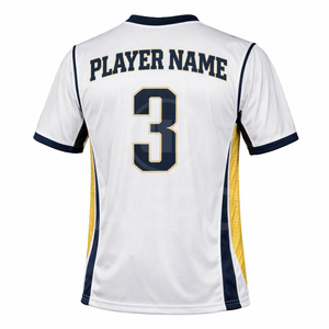 ชุดยูนิฟอร์มลาครอสแบบสั่งทำพิเศษสำหรับ OEM พร้อมเสื้อเจอร์ซีย์แบบซับลิเมชั่น กางเกงขาสั้นตาข่าย แห้งเร็ว สกรีนชื่อ/หมายเลขทีมตามสั่ง สำหรับผู้ใหญ่ทุกเพศ - Product Image 4