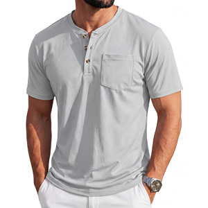 Camisetas personalizadas 100% algodón puro premium, lisas, negras y blancas, clásicas de manga corta para hombre, informales, de alta calidad. - Product Image 1