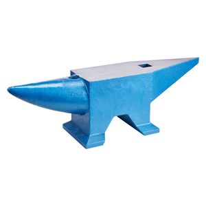 Incudine in Acciaio Fuso a Corno Singolo da 132 libbre, Strumento per Fucinatura da Fabbro con Foro Rotondo e Quadrato, in Offerta per Attrezzature da Fucinatura - Product Image 1