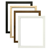 Cadre photo en bois MDF naturel moderne, écologique et fait main, taille et épaisseur personnalisables pour affichage mural/sur table, décoration maison/bureau