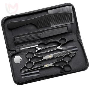 Ensemble de ciseaux de coiffure professionnels en acier inoxydable, outil de coiffure pour salon - Product Image 4