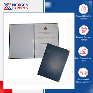 Agente con la Mejor Calificación Ofrece Porta Certificados de Cuero PU Personalizado de Primera Calidad con Cierre Magnético al Precio Más Bajo del Mercado - Product Image 6