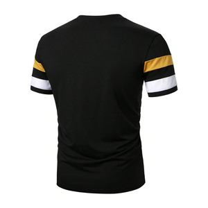 Camisetas Extra Grandes de Algodón 100% para Hombre, Estilo Casual, con Logotipo Personalizado, Impresión en Serigrafía, Transpirables, en Stock - Product Image 2