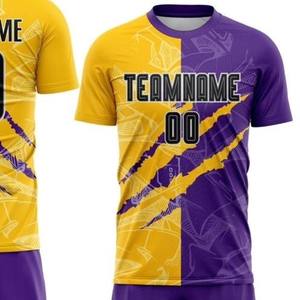 Ensemble de tenue de football à manches courtes 100% coton à séchage rapide personnalisable - Product Image 2