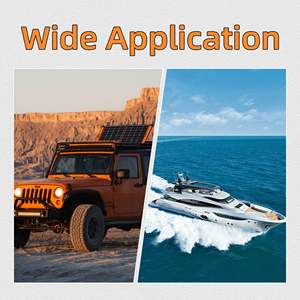 Remote <b>Battery</b> Jump Post Kit 4AWG 4FT Cable M10 3/8 Bottom Studs Marine Use - Product Image 2