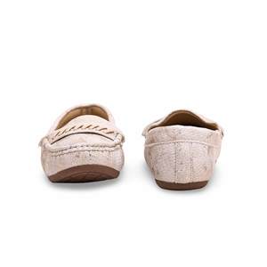Pantalon Mocassin Beige pour Femme WN4380 - Product Image 2