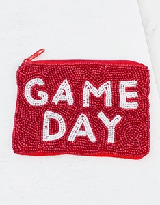 Beaded <b>Coin</b> <b>Purse</b> Embroidered Car Design Game Time Zipper Closure Unisex Mini Compact Pouch Cartoon Style Handmade - Product Image 5