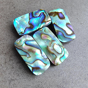 Cabujón de Concha de Abulón Natural AAA+, Forma de Cojín Grande, Calibrado, Piedra Preciosa Suelta, para Joyería - Product Image 2