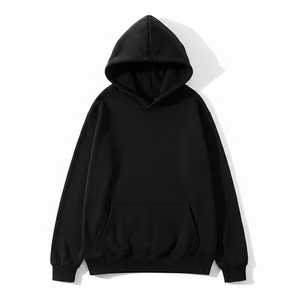 OEM Service Custom Logo Unisex Loose Fit Hooded Sweatshirt | Spring Warm Heat-Transfer Printed 100% Polyester Solid Breathable - Product Image 1