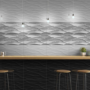 Azulejo de Pared Cerámico Blanco Brillante Profesional de 300x600, Moderno y Minimalista, para Oficinas Corporativas y Diseño de Interiores Comerciales - Product Image 1