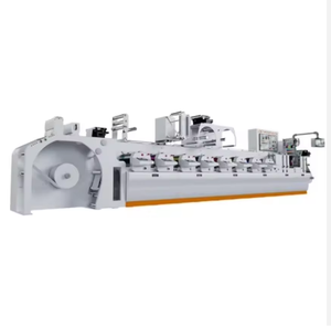 Machine d'impression d'étiquettes flexo multicolores automatique, presse d'impression industrielle haute vitesse pour emballages et étiquettes - Product Image 2