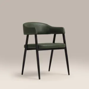 SINTERIOR GREEN PRESLEY CARVER DINING <b>CHAIR</b> - Product Image 3