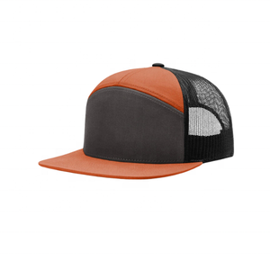 Gorras de Camionero de Malla de 7 Paneles de Fábrica Vietnamita, Gorras Snapback con Logotipo Personalizado, Estilo Hip Hop con Visera Plana para Usar en la Playa - Product Image 4